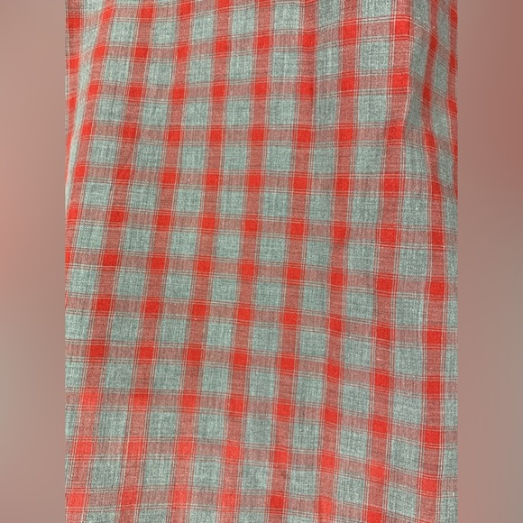 BILLY REID gray red plaid long sleeve button down shirt - Small - Picture 5 of 9